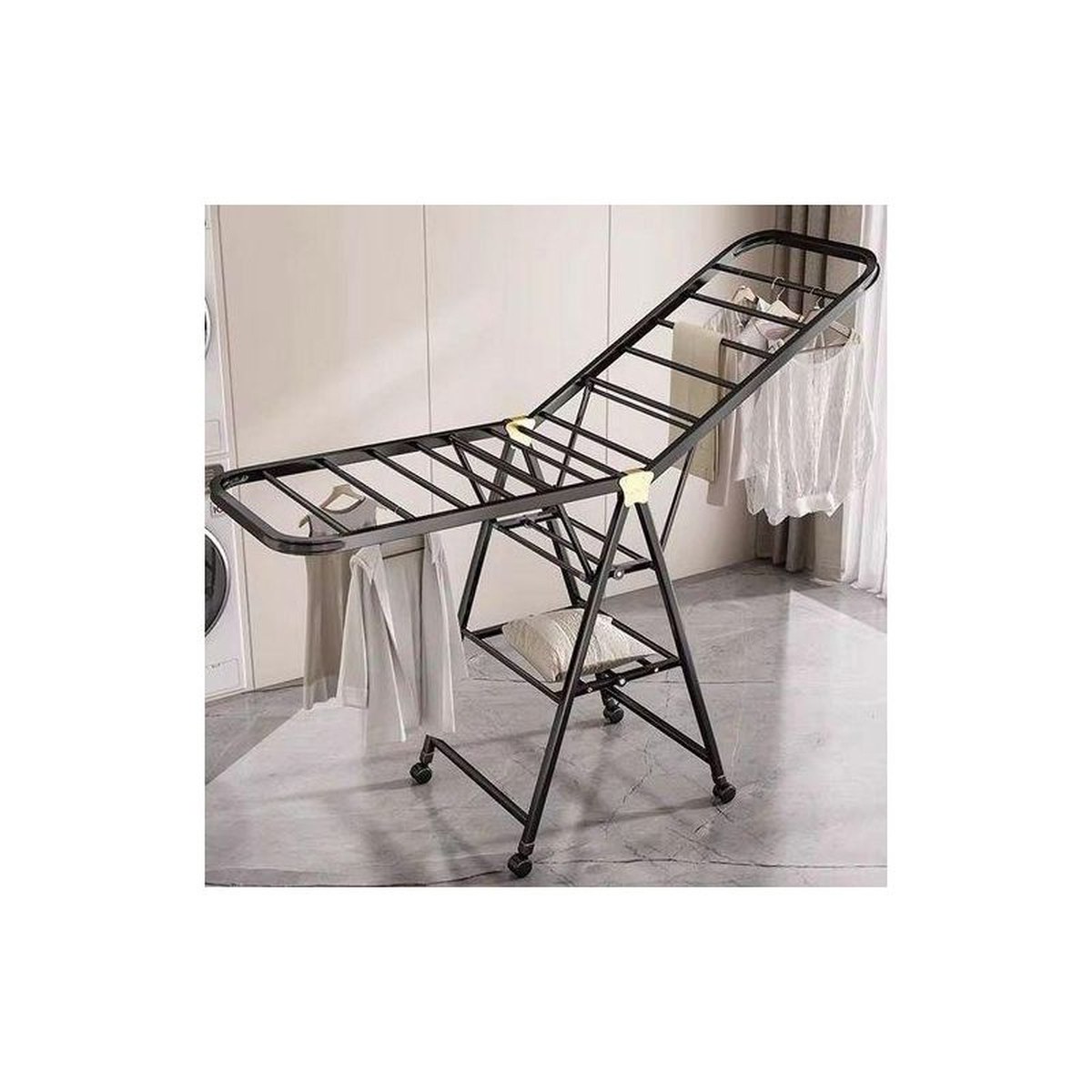 Metallic Foldable Laundry Drying Rack