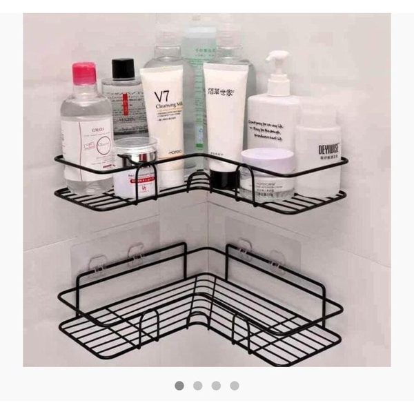 5pc Triangular Shower Caddy Wall Organizer